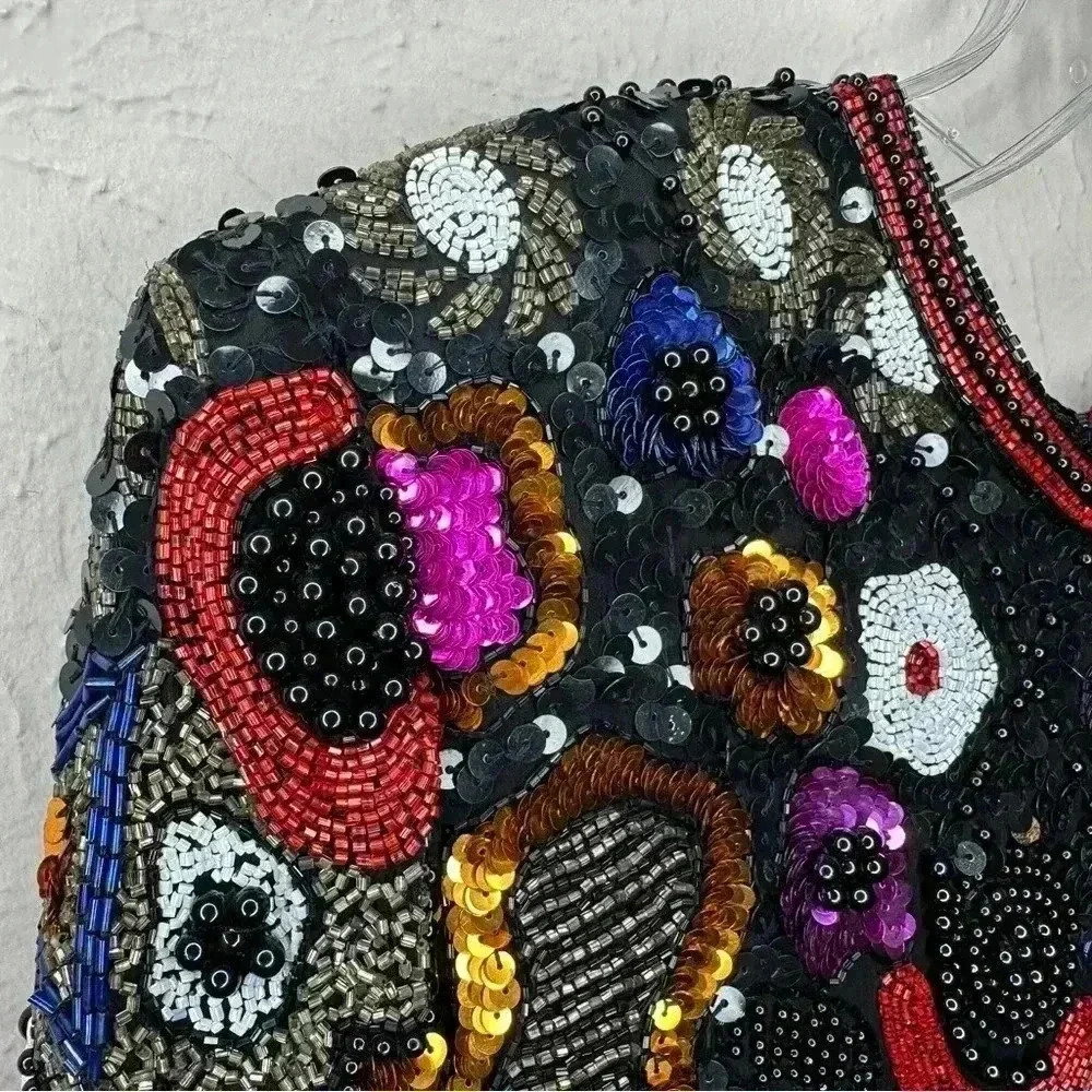 Scala vintage beaded dress - Picture 4 of 15